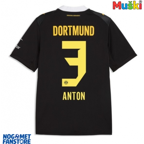 Borussia Dortmund Waldemar Anton #3 Gostujuci Dres 2026-27 Kratak Rukav